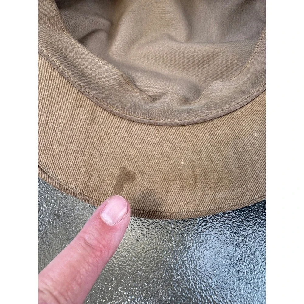 Vintage 2pc Flat Cap Set Mens Large Union Made USA Olive Tan Driver Ivy Hats